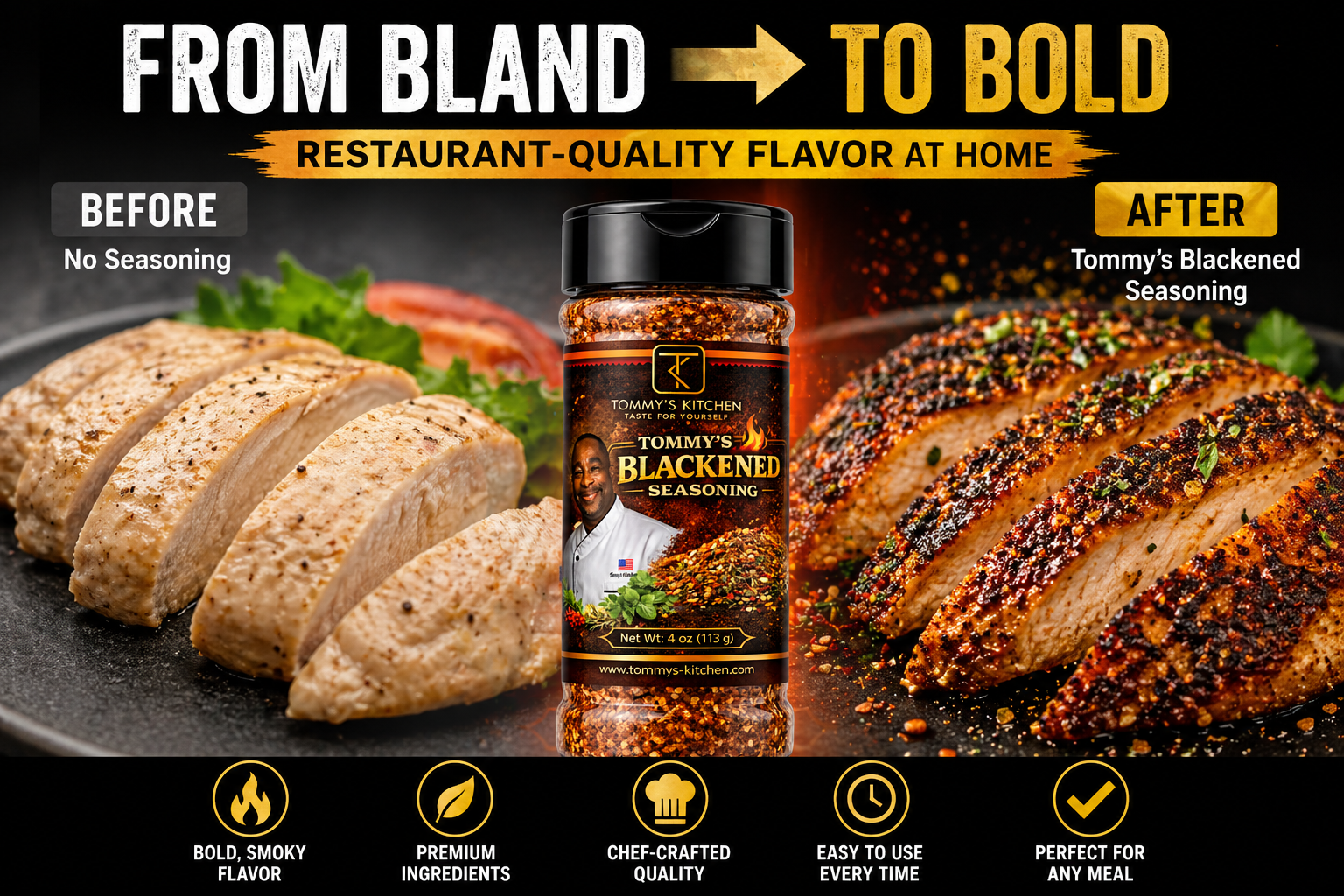 Tommy's Blackened Seasoning