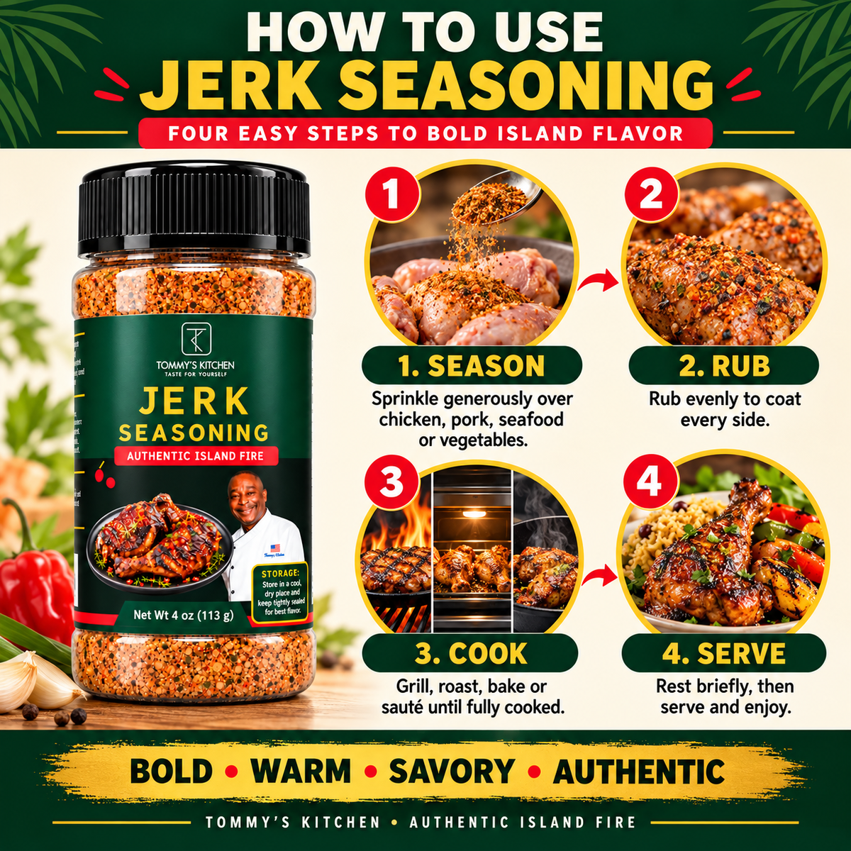 Tommy's Jerk Seasoning