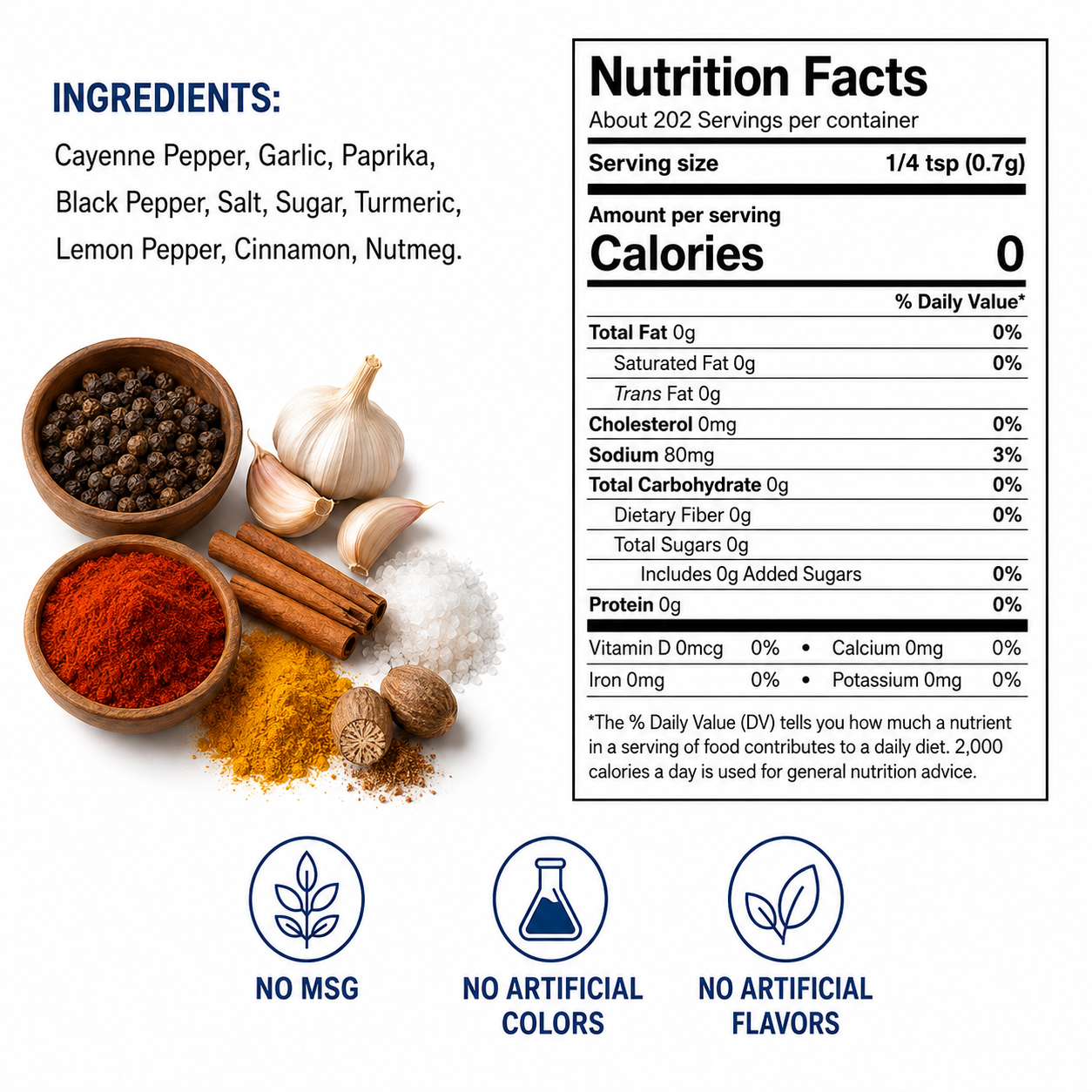 Seafood seasoning